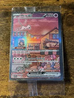 Pokemon TCG Mew Ex SVP 053 Scarlet Violet 151 UPC Black Star Promo SEALED - Image 1