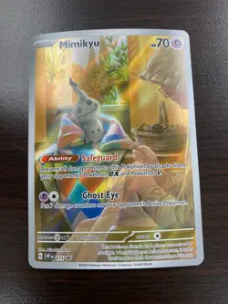 Mimikyu Promo SVP 075 Full Art - Illustration Rare Style Pokemon TCG - Image 1