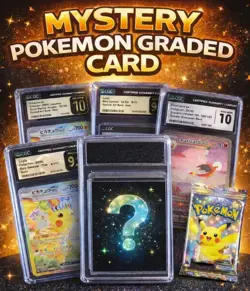 Pokemon Mystery Box - One Random Graded Slab (Beckett/CGC/PSA 10) +1 Pokemon Pk. - Image 1