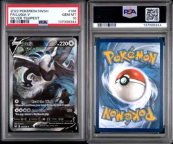 Pokemon 2022 Lugia V 186/195 Alt Art Silver Tempest GEM MINT PSA 10 - Image 3