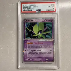 2005 Pokemon Pop Series 2 Celebi Ex 17/17 Holo PSA 6 - Image 1