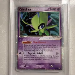 2005 Pokemon Pop Series 2 Celebi Ex 17/17 Holo PSA 6 - Image 2