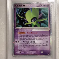 2005 Pokemon Pop Series 2 Celebi Ex 17/17 Holo PSA 6 - Image 3