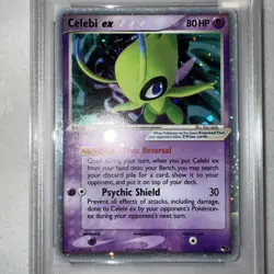 2005 Pokemon Pop Series 2 Celebi Ex 17/17 Holo PSA 6 - Image 4