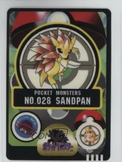 Pokemon Pocket Monsters Sand Sandslash NM-MT Sealdass - Image 1