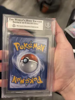 2017 Pokemon Ash’s Pikachu I Choose You! SM112 Black Star Promo - PSA 9 MINT - Image 2