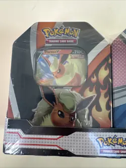 Pokemon TCG V Heroes 2-Pack Bundle Flareon V Sylveon V Tin Factory Sealed NEW - Image 2