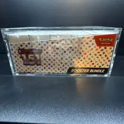 Pokemon 151 SV3.5 Booster Bundle Display Factory Sealed Case W/Acrylic Case - Image 3