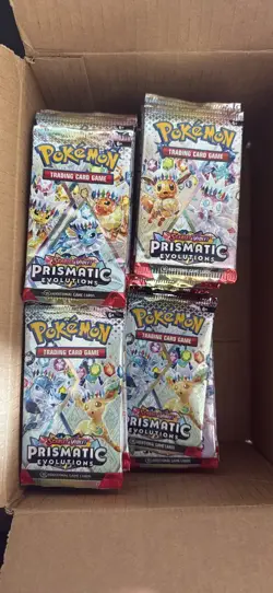 (20x) Pokemon TCG: Prismatic Evolutions Booster Packs Lot - Image 1