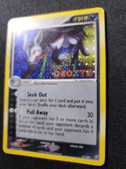 MIGHTYENA 12/107 EX Deoxys REVERSE HOLO RH rare Pokemon TCG card LP - Image 3