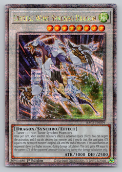 Crystal Wing Synchro Dragon - Quarter Cent Rare - YuGiOh - Rarity Coll. 2 - Image 1