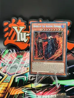 Yu-Gi-Oh! Queen of The Blazing Domain MP25-EN147 Secret Rare 1st Ed NM - Image 1