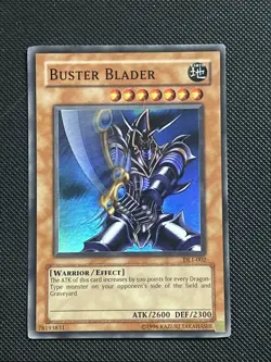 Yugioh Buster Blader DL1-002 Super Rare LP - Image 1