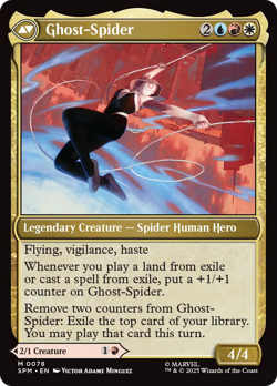 x1 Gwen Stacy // Ghost-Spider SPM Spider-Man MTG 78 M/NM 1x - Image 2