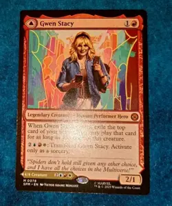 Gwen Stacy // Ghost-Spider Marvel's Spider-Man Regular NM/M 0078 SPM MTG - Image 2