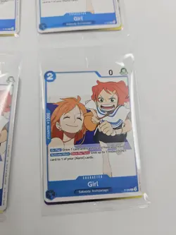 4x Nami Girl P-096 One Piece Prerelease Participation Fan Letter Promo English - Image 2