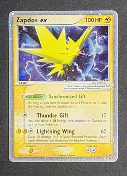 Pokemon TCG Zapdos ex 033 - EX Collector's Window Tin Promo - Beak Swirl - Image 1