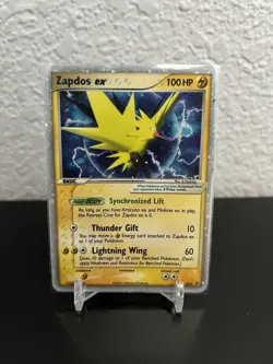 Pokemon 2005 Nintendo Zapdos ex - 033 EX Collector's Windows Tins Promo Holo MP - Image 1