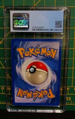 Pokemon WOTC TCG Zapdos 15/62 Cosmos Holo Rare Fossil Unlimited 1999 CGC 8 - Image 2