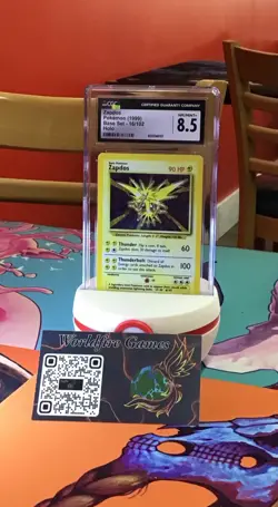 CGC 8.5 Zapdos 1999 Base Set 16/102 Holo Pokemon Card - Image 1