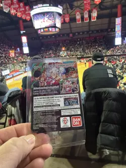 One Piece College Basketball US Voyage Monkey.D.Luffy Card IN HAND-UNOPENED - Image 2