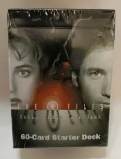 The X-Files Card Game 60-Card Starter Deck Unopened & Sealed "Collectible" CCG - Image 1