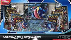Pokemon Trading Card Game Greninja Ex and Kingdra Ex- Special Collection Box - Image 1