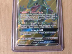 Pokemon Rayquaza GX Full Art Ultra Rare Holo Card SM Celestial Storm 160/168 - Image 4