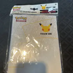 Pokemon TCG 25th Anniversary First Partner Collector’s Binder With Pikachu Card 820650809606 - Image 1