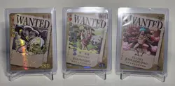One Piece Wanted Card Lot Of 3 - Image 1