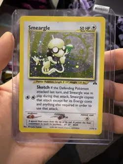 Pokemon Neo Discovery Smeargle 11/75 Holo Rare Card WOTC - LP/MP - Image 1