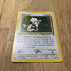 1st Edition Smeargle (11/75) Holo Rare Neo Discovery Set Pokemon TCG Card LP/NM! - Image 3