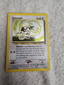 Pokemon Neo Discovery Smeargle 11/75 Holo Rare Card WOTC - Image 1