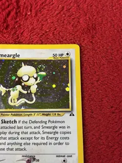 Smeargle 11/75 Neo Discovery Holo Wotc Pokemon Card Played - Image 2