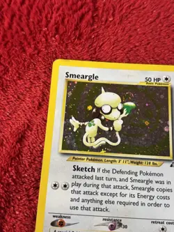 Smeargle 11/75 Neo Discovery Holo Wotc Pokemon Card Played - Image 3