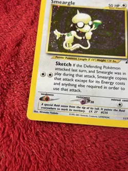 Smeargle 11/75 Neo Discovery Holo Wotc Pokemon Card Played - Image 4