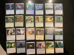 Mtg Blue/green Commander Mini Bundle Commandeer, Chatterstorm, Mind Stone - Image 1