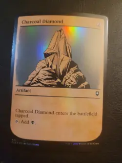 Charcoal Diamond Showcase FOIL CLB 442 Common Magic MTG Commander Baldur's Gate - Image 1