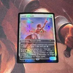 Guide Of Souls X1 Mtg Store Championship Promo Nm Foil Full Art Lorwyn - Image 1