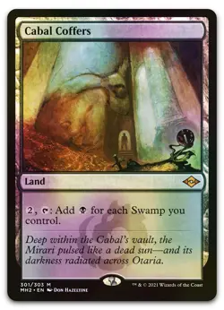 Cabal Coffers (Foil Etched) #301 (NM) Modern Horizons 2 MH2 Magic MTG - Image 1