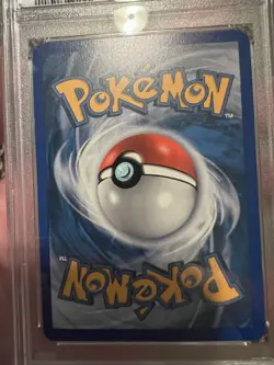 PSA 8 Pokemon 2005 EX Unseen Forces Ampharos Holo #1 - Image 2