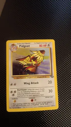 Pokemon TCG Pidgeot 8/64 Jungle Holo LP/LP- - Image 2