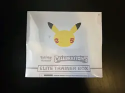 Pokemon 25th Anniversary Celebrations Elite Trainer Box Tiny Micro Tear - Image 1