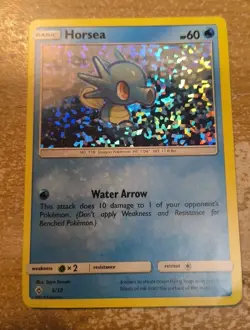 Pokemon TCG - Horsea - 3/12 - Confetti Holofoil - McDonald's 2018 Promo - NM - Image 1
