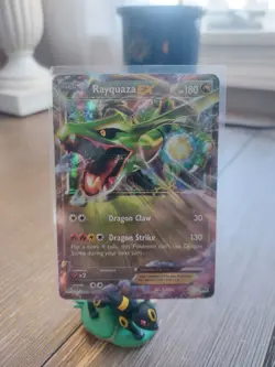 Pokemon Rayquaza EX Full Art Promo XY73 Holo 180HP Dragon Claw Strike TCG - Image 1