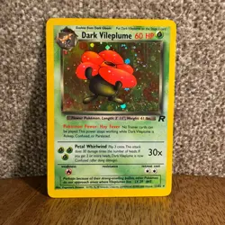 Dark Vileplume 13/82 Rare Team Rocket Holo 1st Edition Pokemon - Image 1