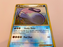 Pokemon Card - Reverse-Holo Quagsire 9/123 HeartGold & SoulSilver *HP* Rare - Image 3