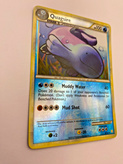 Pokemon Card - Reverse-Holo Quagsire 9/123 HeartGold & SoulSilver *HP* Rare - Image 5