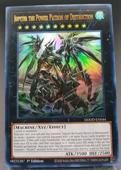Yugioh! Jupiter the Power Patron of Destruction DOOD-EN044 Ultra Rare 1st NM - Image 1