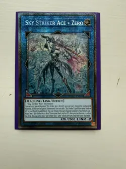 Yugioh Sky Striker Ace = Zero DUAD-EN049 Starlight Rare NM 1st Ed - Image 1